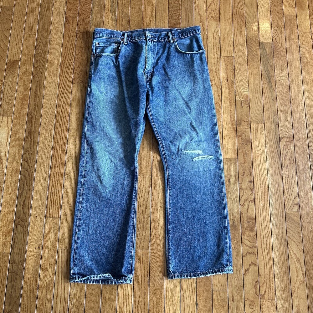Levi's 517β Jeans Men's 38x30 (Actual 36x30) Blue Bootcut Western Cowboy